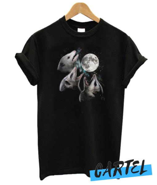 3 Opossum Moon awesome T-Shirt