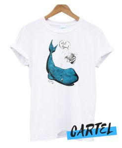 Blue Whale Drawn awesome T Shirt