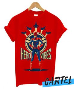 Captain Marvel Avengers Endgame Hero Vibes awesome T shirt
