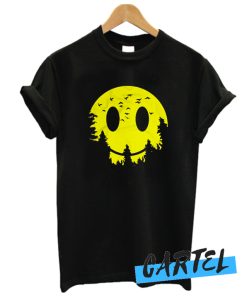 HAPPY MOON FACE awesome T-SHIRT