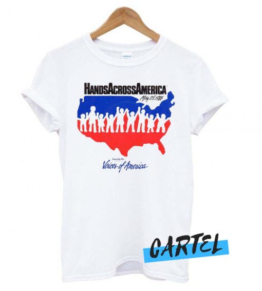 Hands Across America awesome T shirt