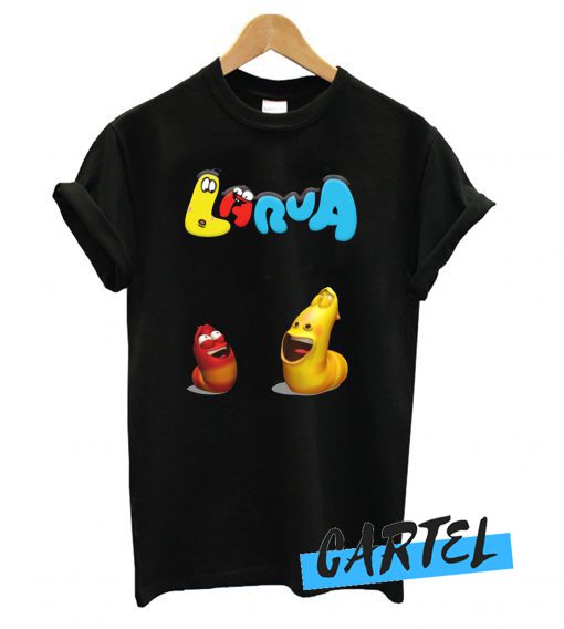 LArva Cartoon Black awesome T shirt