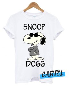 Snoopy Snoop Dogg White awesome T shirt