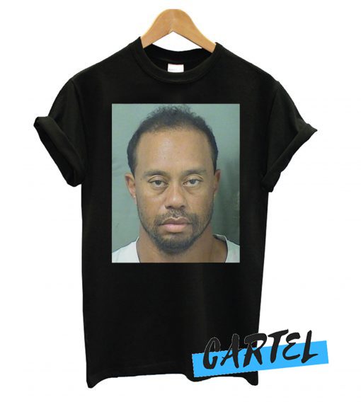 Tiger Woods Mugshot awesome T shirt