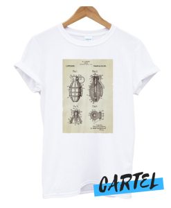 Vintage Grenade Patent awesome T-Shirt