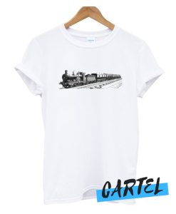 Vintage Train - Black awesome T-Shirt