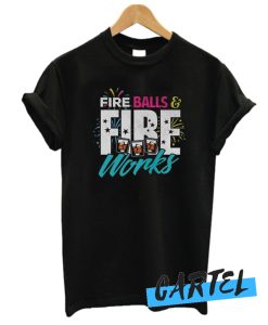 4th of July Fireballs and fireworks awesome T Shirt
