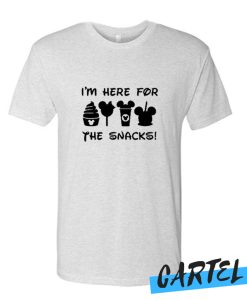 Disney I'm here for the snacks awesome T shirt