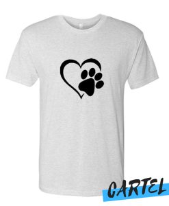 Dog Foot Print awesome T Shirt