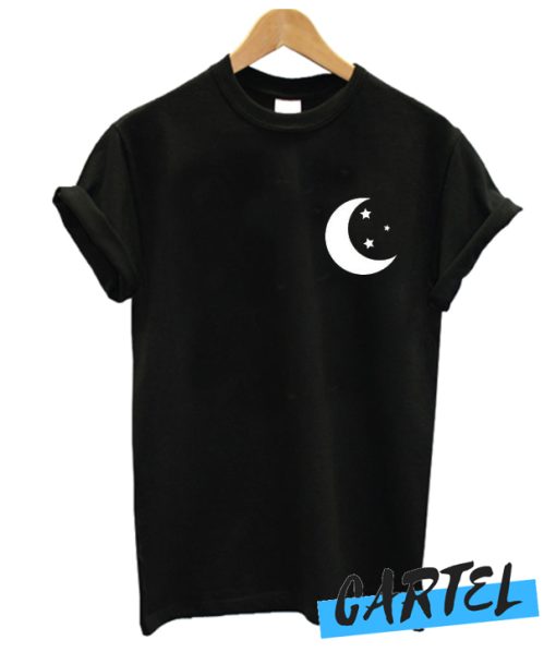 Moon and Stars Pocket awesome T Shirt