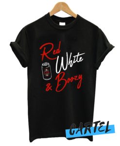 Red White Boozy 4th of July awesome T Shirt