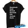 Roseanne TV Show “Character Names – Roseanne Dan Becky Darlene DJ Jackie & David” awesome T shirt