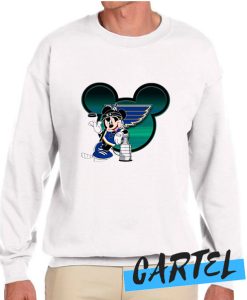 NHL St.Louis Blues Stanley Cup Mickey Mouse Disney Hockey awesome Sweatshirt