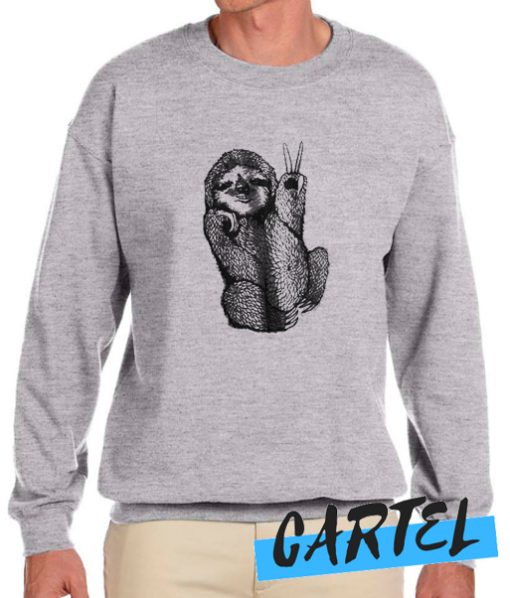 Peace Out Sloth awesome Sweatshirt