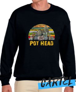 Pot Head Stone Flowers awesome Sweatshirt