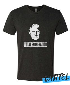 Trump Illustration Total Exoneration Exonerated awesome T shirt