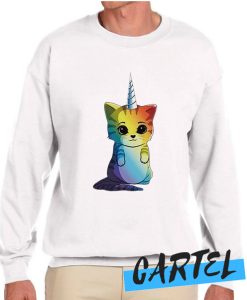 Unicorn kitty awesome Sweatshirt