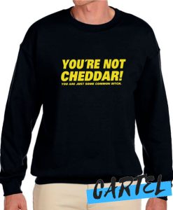 You're Not Cheddar awesome Sweatshirt