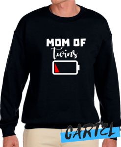 Mom Of Twins Low Battery awesome Sweatshirt