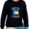 SONIC CAN'T RUN FROM HIS PROBLEMS awesome Sweatshirt
