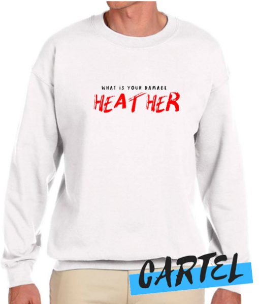 What's Your Damage Heather awesome Sweatshirt