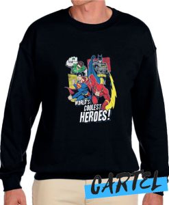 ustice League Coolest Heroes awesome Sweatshirt
