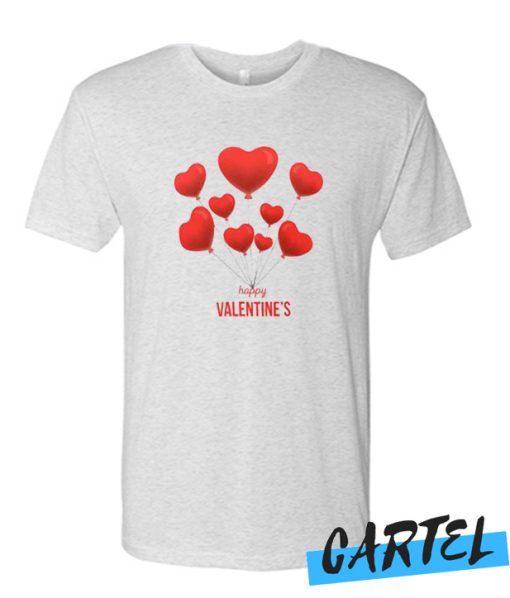 Happy Valentine's Red Balloons awesome T Shirt