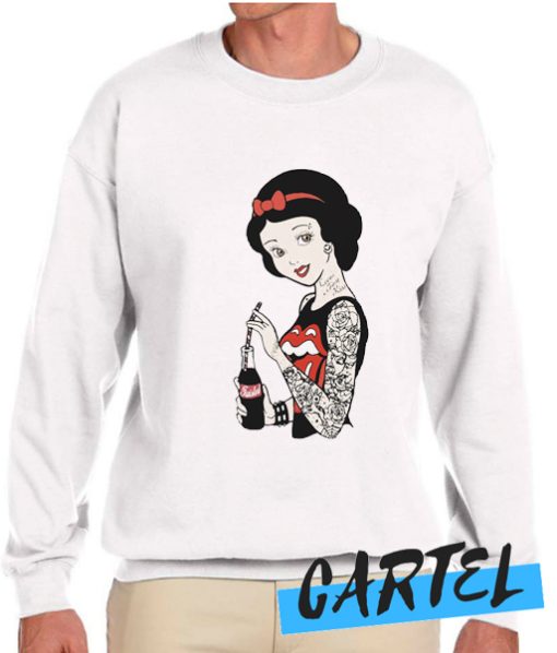 Snow White Punk Rock awesome Sweatshirt
