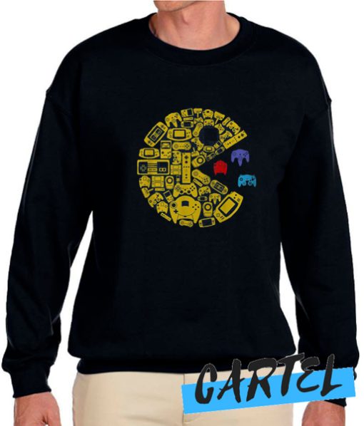 Video gamers classic vintage controller gamer awesome Sweatshirt