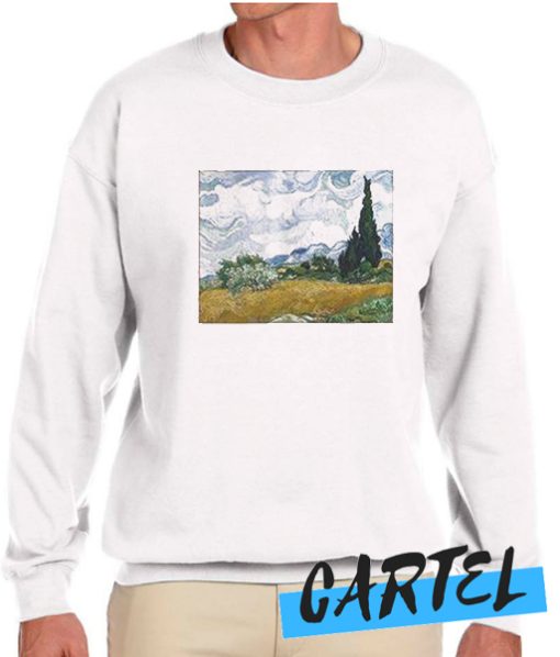 Vincent van Gogh Wheat Field with Cypresses awesome Sweatshirt