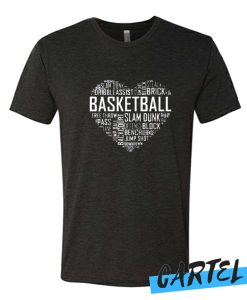 Basketball Heart Shirt awesome T Shirt