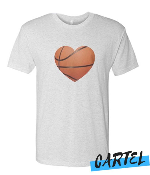 Basketball Heart Slim Fit awesome T Shirt