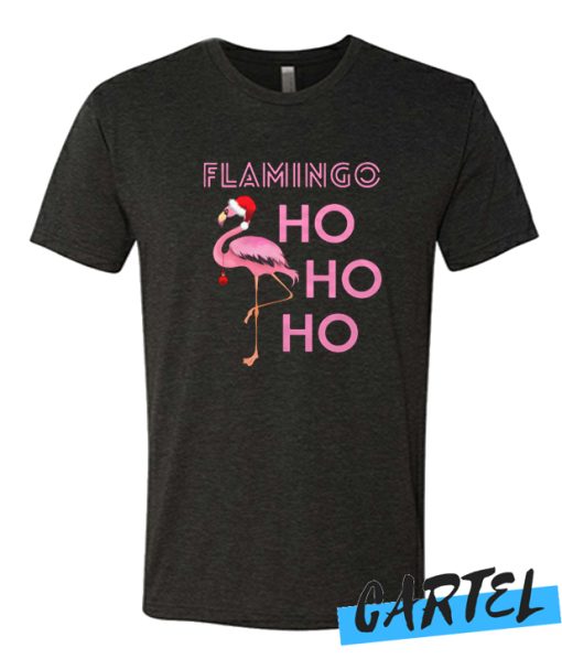 Flamingo HoHoHo Christmas Day awesome T Shirt