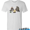 Man and Bear Having a Beer Together awesome T Shirt