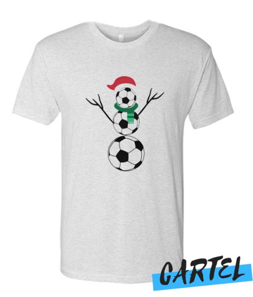 Soccer Snowman awesome T Shirt