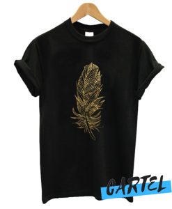 Golden Feather T Shirt