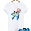 Love Feather Floral Summer T Shirt
