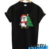Penguin Santa Hat T Shirt