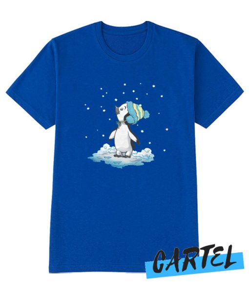 Penguin's First Snow T Shirt