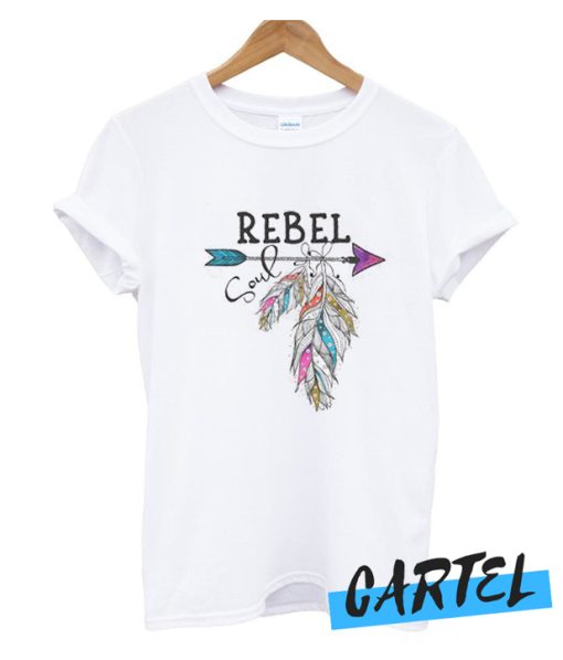 Rebel Soul Feather T Shirt