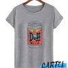 The Simpsons Classic Duff Beer Cartoon Image T Shirt