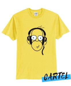 impsons Homer Headphones T-Shirt