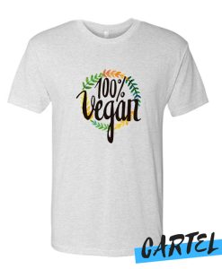 100% Vegan Wreath awesome T Shirt