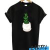 Cute White Kitty Cactus Pot T Shirt