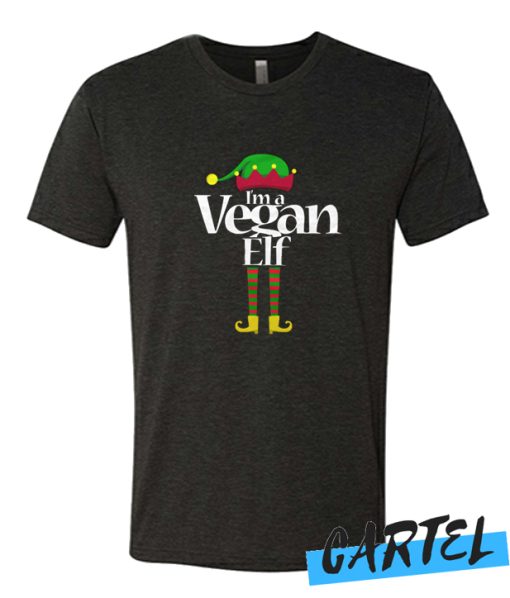 I'm a vegan elf Merry christmas awesome T Shirt