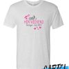 Personalised PINK HEARTS Hen Weekend Party awesome T Shirt
