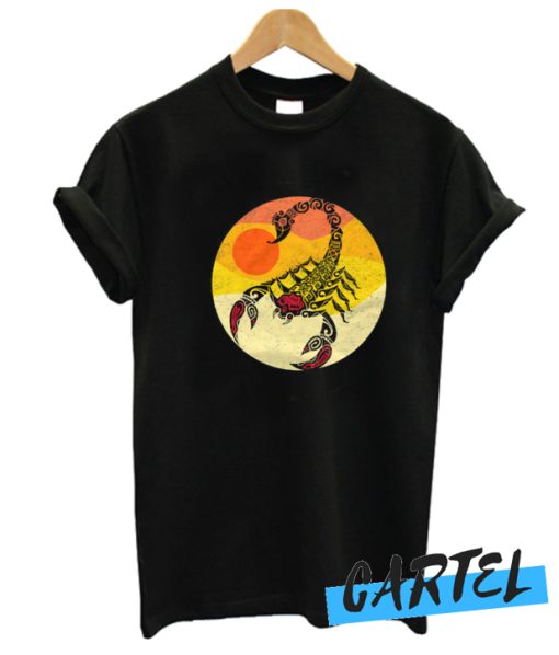 Vintage Desert Black Scorpion on Sunset T Shirt