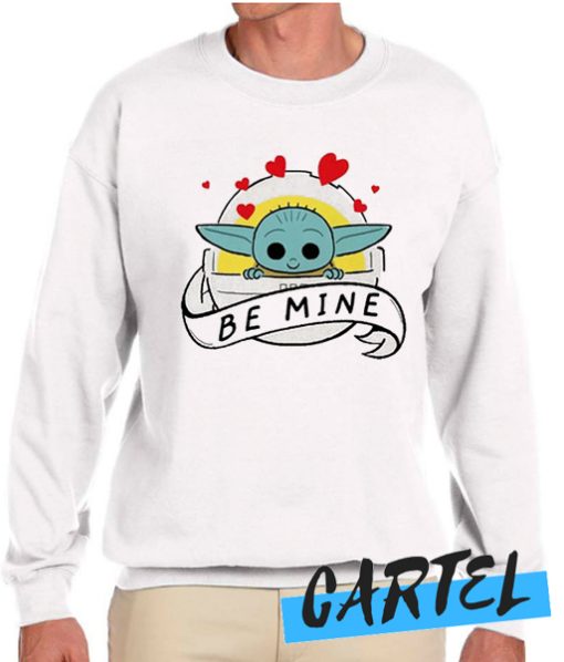 Baby Yoda Apparel for Valentine's Day awesome Sweatshirt