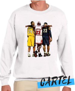 Kobe Bryant x Michael Jordan x Lebron James awesome Sweatshirt
