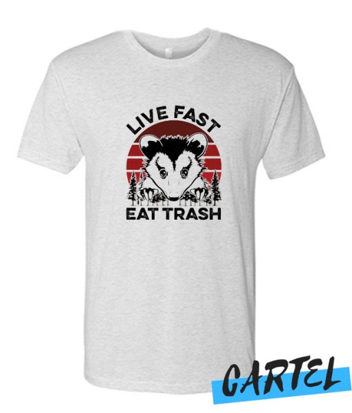 Live Fast Eat Trash Possum T-Shirt